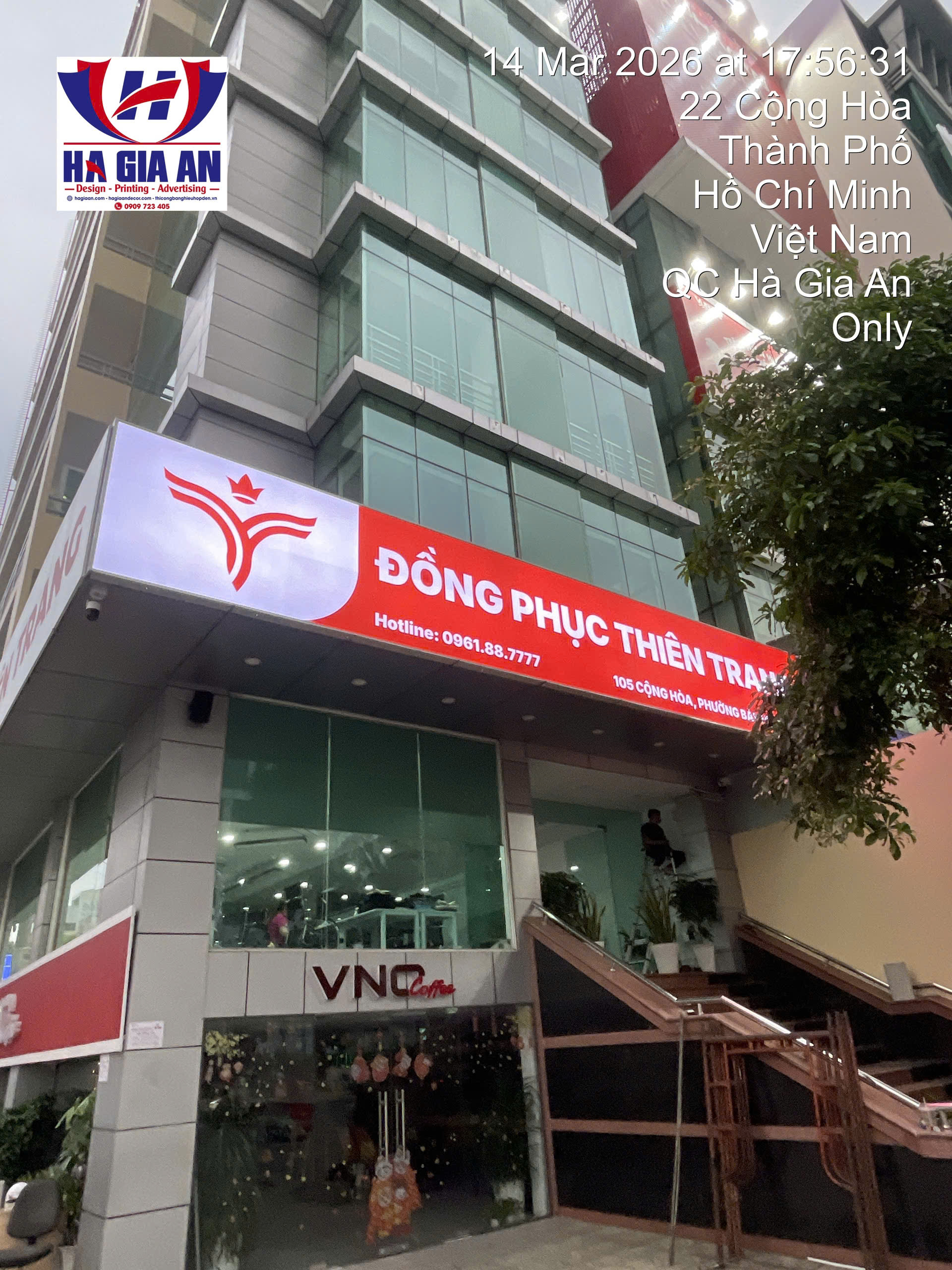 thi công bảng hiệu bạt hiflex